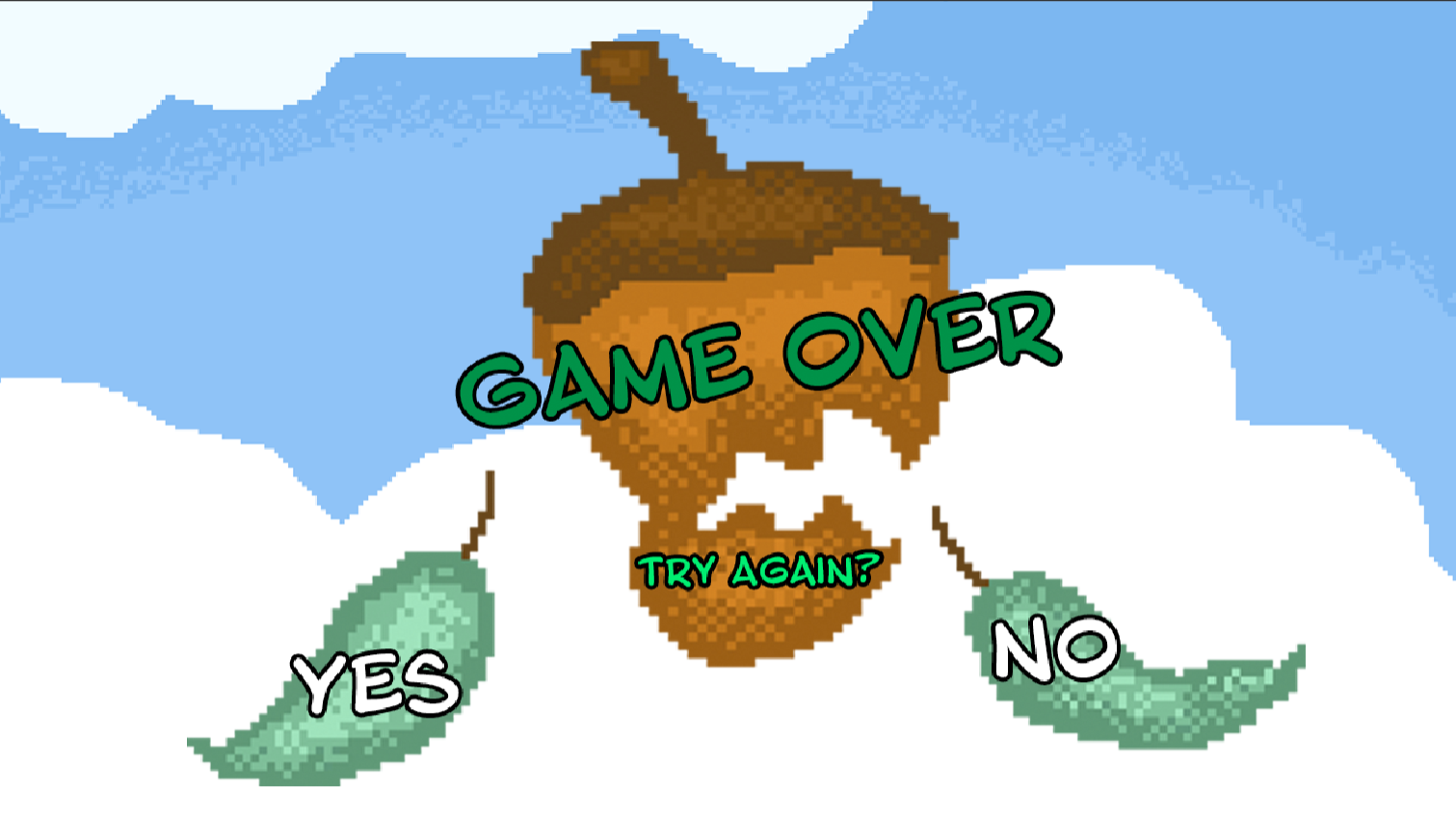Game Over Screen